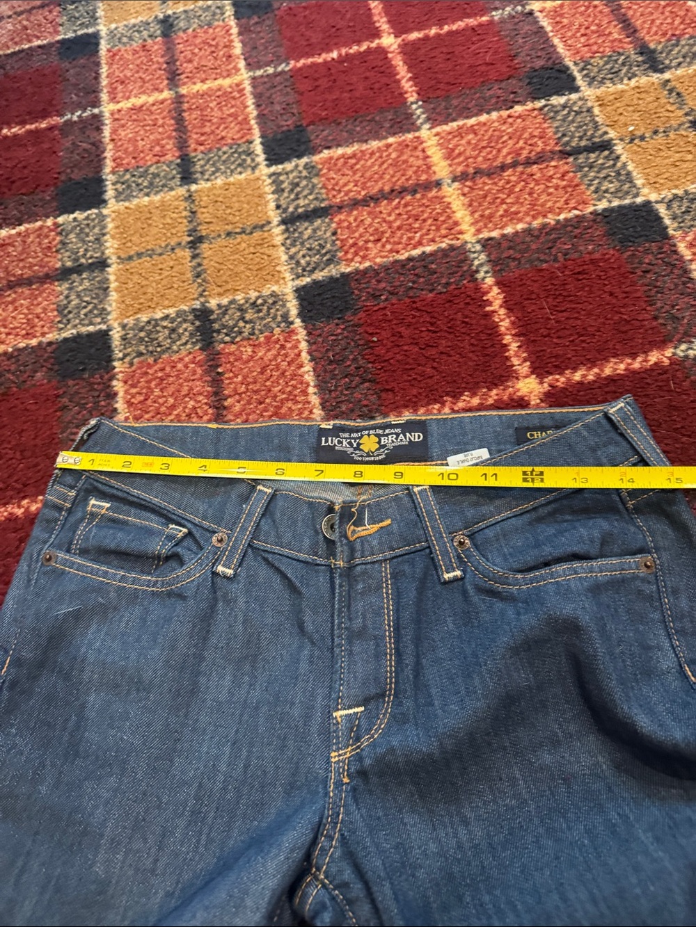 Women's Lucky Brand size 2/26 Blue Flare Jeans. Worn a few times. - Picture 7 of 7